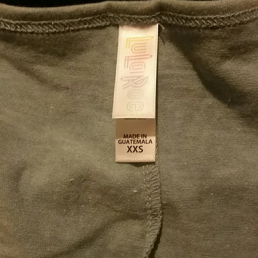 LuLaRoe Perfect T, Heathered Blue - Picture 2 of 4